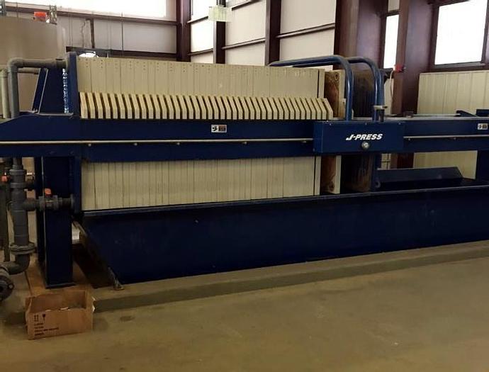 Used 40 CU. FT. US FILTER J-PRESS - C.G.R. - WITH PLATE SHIFTER