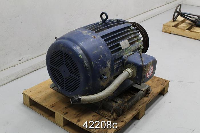 Used Us Electric A/C Motor, 75 Hp, 1185 Rpm, 230/460 Volts #42208