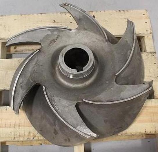 Used GOULDS MODEL 3175 6-VANE PUMP IMPELLER