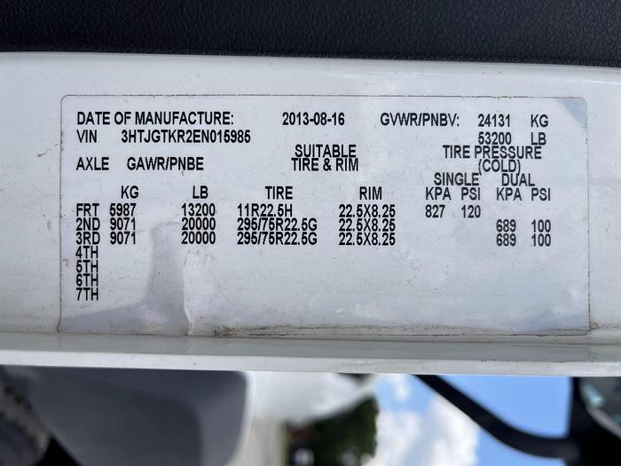 Used 2014 CAT CT660S Tandem-Axle Dump Truck