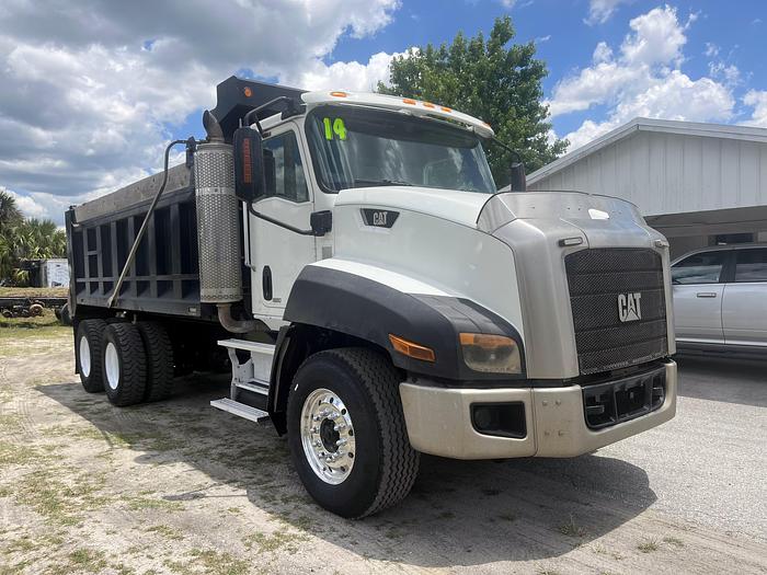 Used 2014 CAT CT660S Tandem-Axle Dump Truck