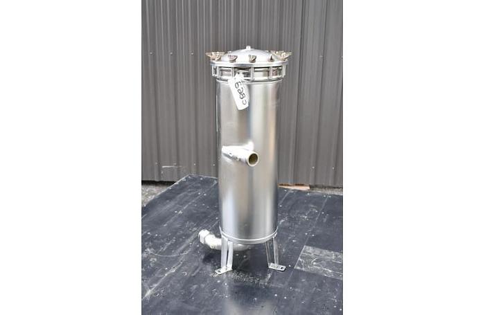 D'occasion USED FILTER, CARTRIDGE TYPE, 2" INLET/OUTLET, STAINLESS STEEL