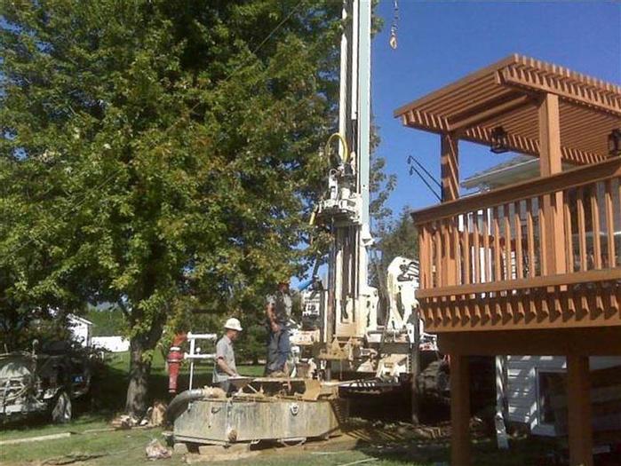 Used 2012 Mobile B85 Drill Rig & VHD64FT Rollback Truck