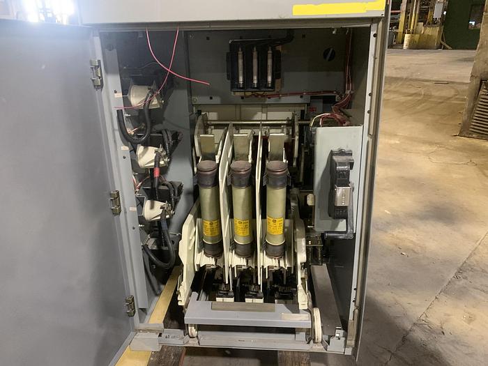 Used GENERAL ELECTRIC LIMITAMP C7160A1189 600 HP CONTROLLER W/ DRAW-OUT AIR-BREAK CONTACTOR