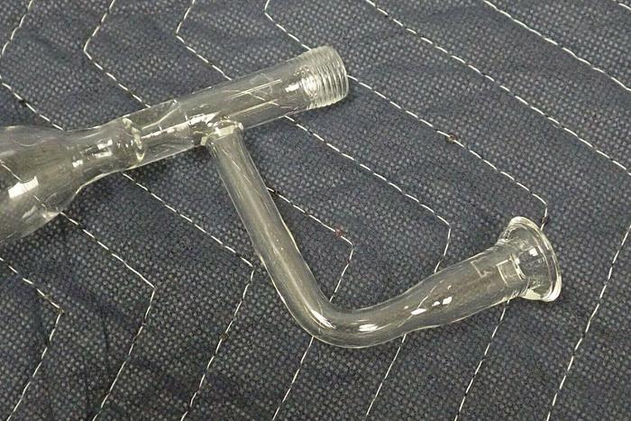 Used Kimax 250ml Glass Round Bottom Distillation Flask with Ace Claisen Adapter