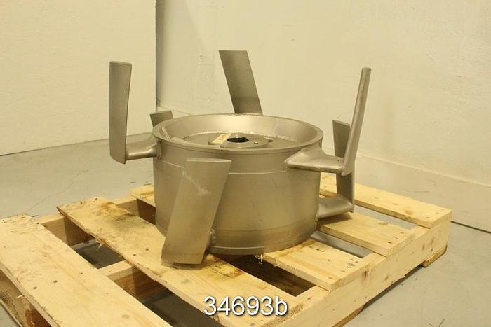 Unused Black Clawson Ultra II Pressure Screen Rotor #34693