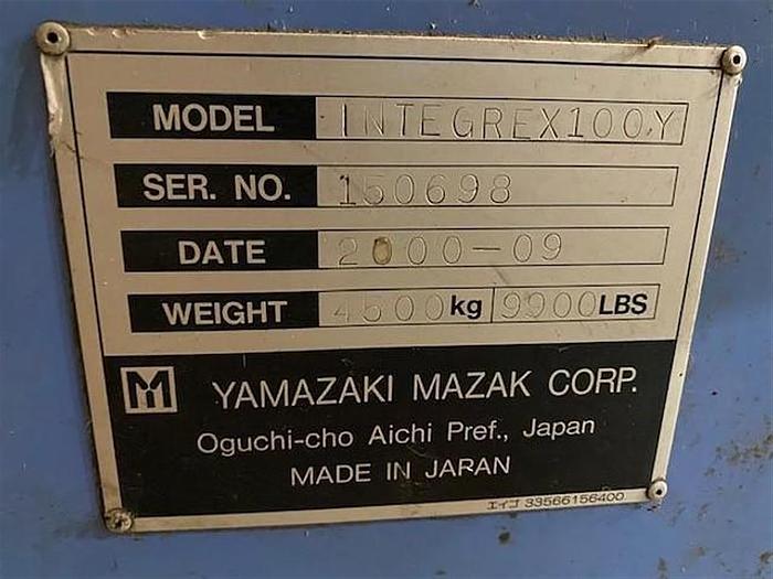 Used 2000 Mazak Integrex 100Y