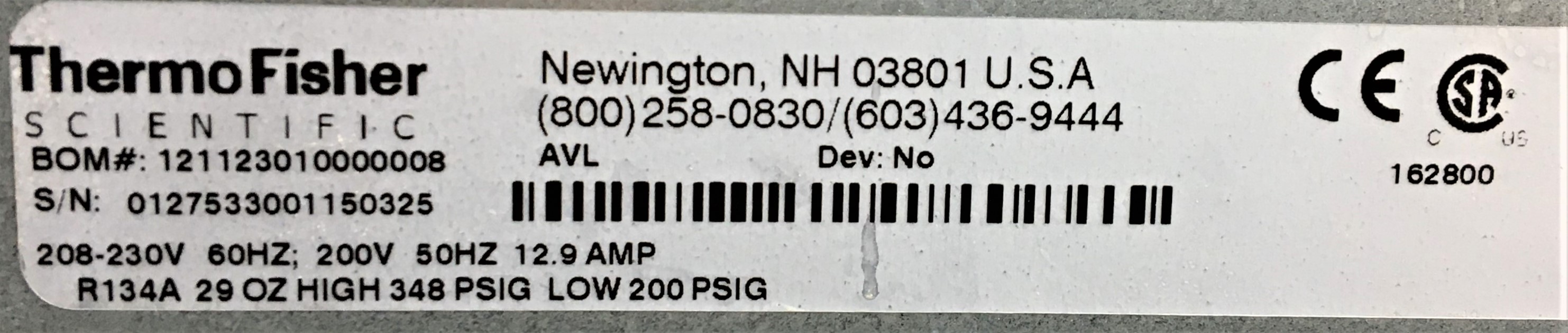 Used Thermo Scientific Neslab ThermoFlex 2500 Recirculating Chiller