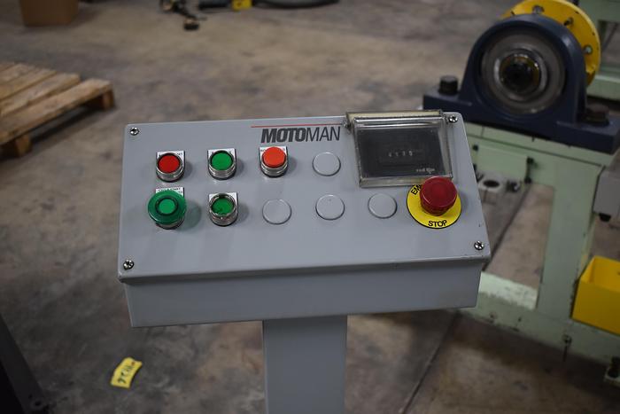 Used Yaskawa Motoman MA3100 Complete Robotic Welding Cell With Miller 450 and MH3100 positioner On Track