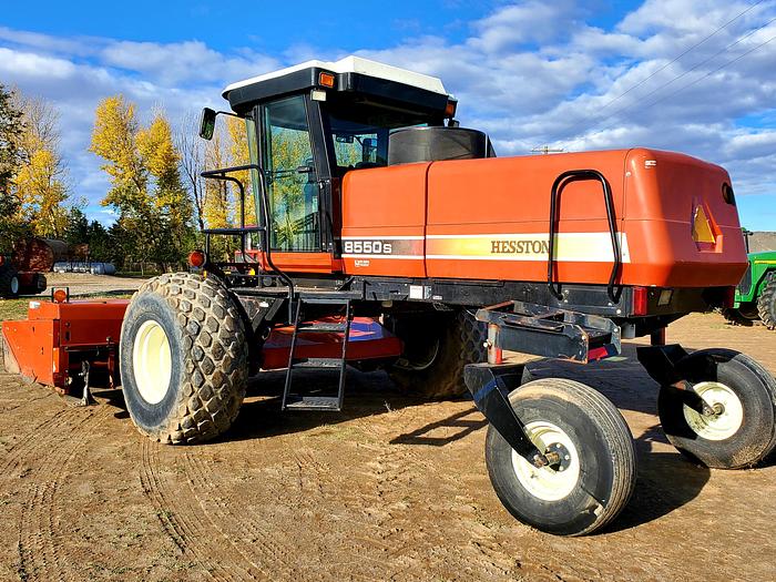 Used 2003 Hesston 8550S Rotary Windrower