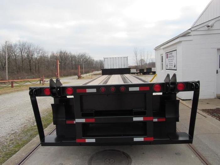 Used 2016 Utility 48' X 102" Alum/Steel Combo Step Deck Trailer Forklift Mount.