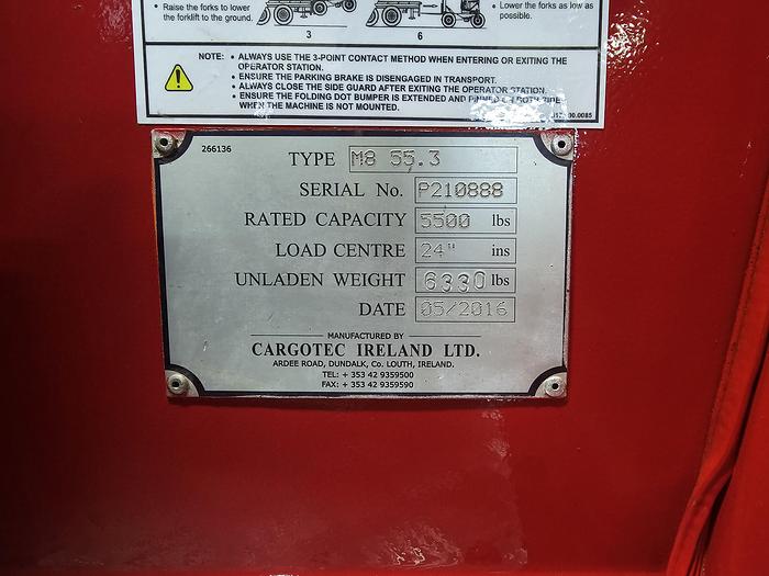 Used 2016 Moffett M8 55.3