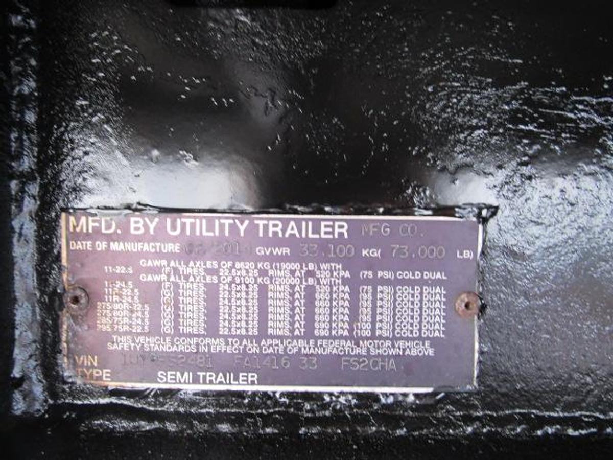 Used 2015 Utility 45' X 102 Alum Combo Princeton/Moffett Trailer