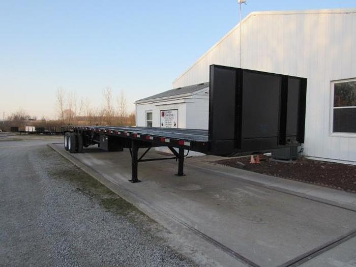 Used 2016 Great Dane Trailers 45' X 102" Flatbed Moffett Trailer