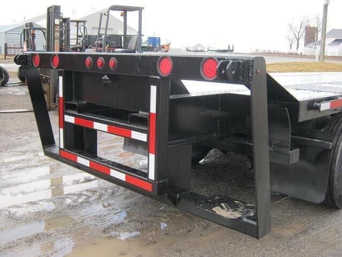 Used 2014 Transcraft 48' X 102" Alum/Steel Combo Step Deck Trailer Forklift Mount.