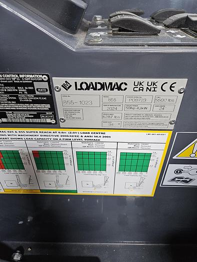 2024 LOADMAC 855  2 Way Forklift w/Extended Reach