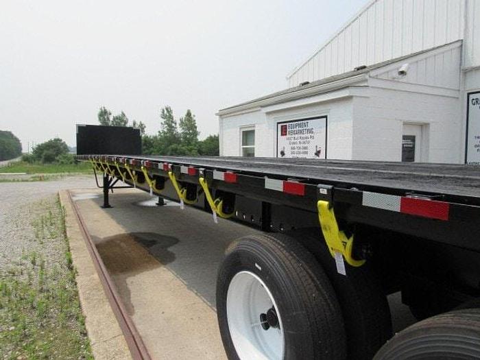Used 2009 Great Dane Trailers 48' X 102" Flatbed Moffett Trailer