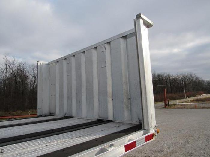 Used 2016 Utility 48' X 102" Alum/Steel Combo Step Deck Trailer Forklift Mount.