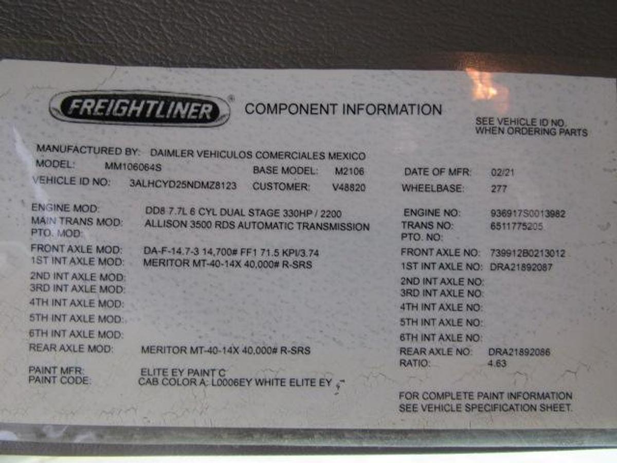 Used 2022 Freightliner M2 106