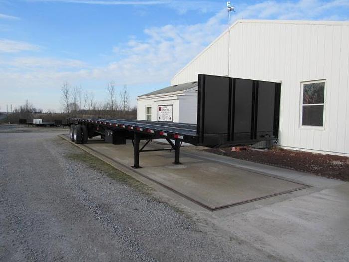 Used 2016 Great Dane Trailers 45' X 102" Flatbed Moffett Trailer