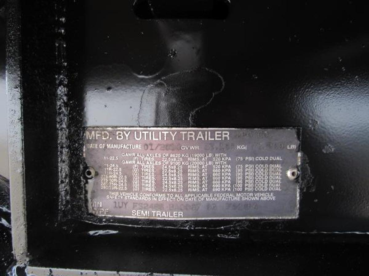 Used 2011 Utility 48' X 102 Alum Combo Princeton/Moffett Trailer