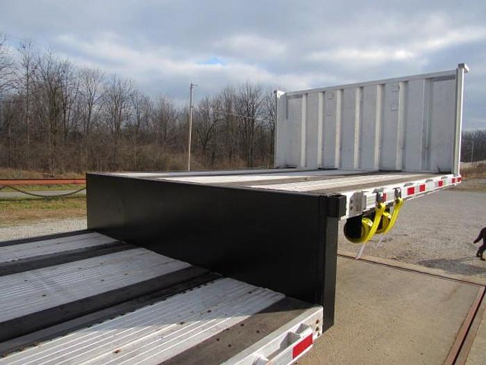 Used 2016 Utility 48' X 102" Alum/Steel Combo Step Deck Trailer Forklift Mount.