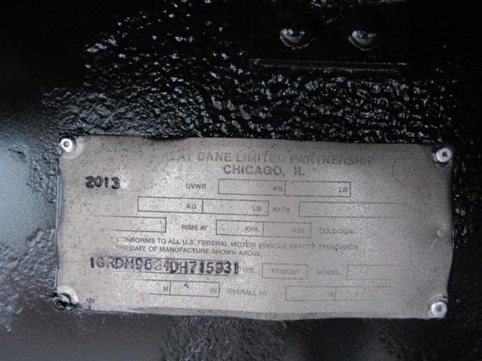 Used 2013 Great Dane Trailers  36' 6" X 102" Flatbed Moffett Trailer