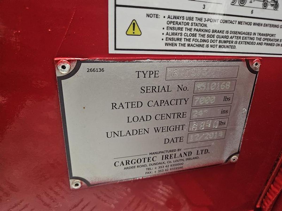 Used 2014 Moffett M70