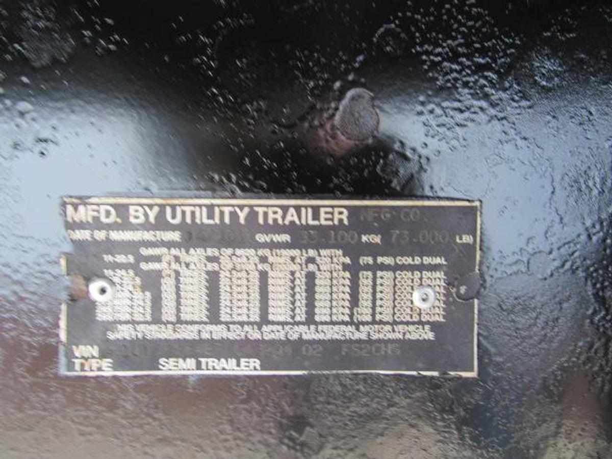 Used 2012 Utility 36' 6" X 102 Princeton/Moffett Trailer