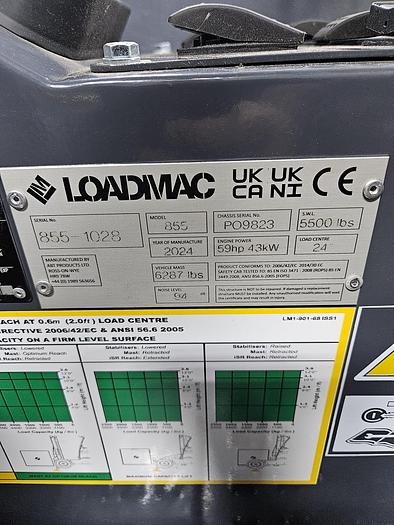 2024 LOADMAC 855  2 Way Forklift w/Extended Reach