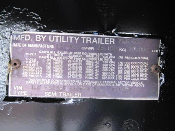 Used 2014 Utility 36' 6" X 102" Princeton/Moffett Trailer