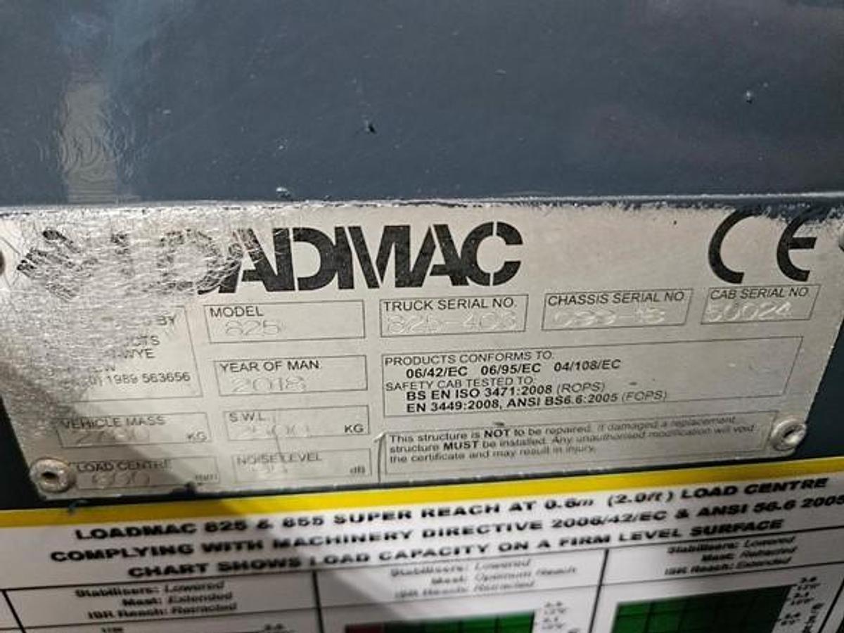 Used 2018 LOADMAC 825  2 Way Forklift w/Extended Reach