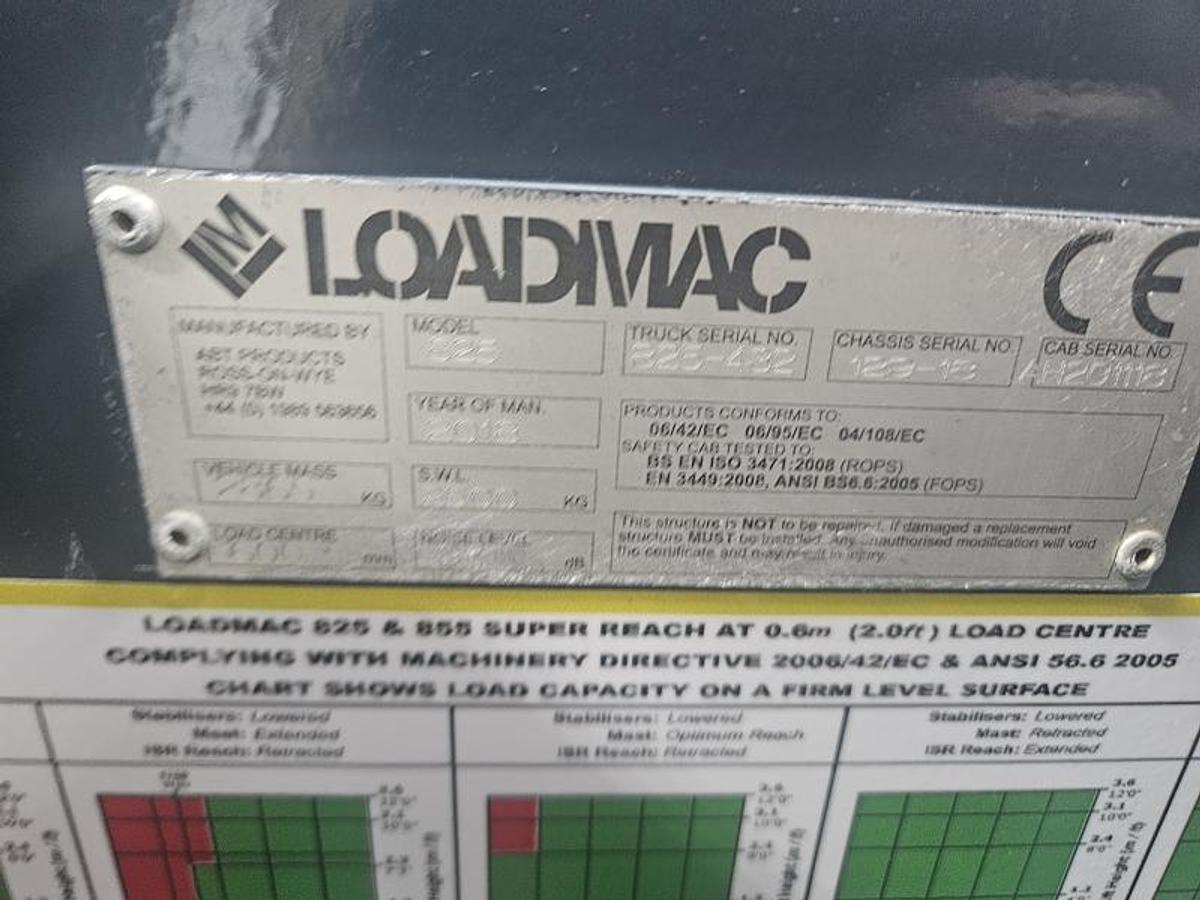 Used 2018 LOADMAC 825.4P   4 Way Forklift w/Extended Reach