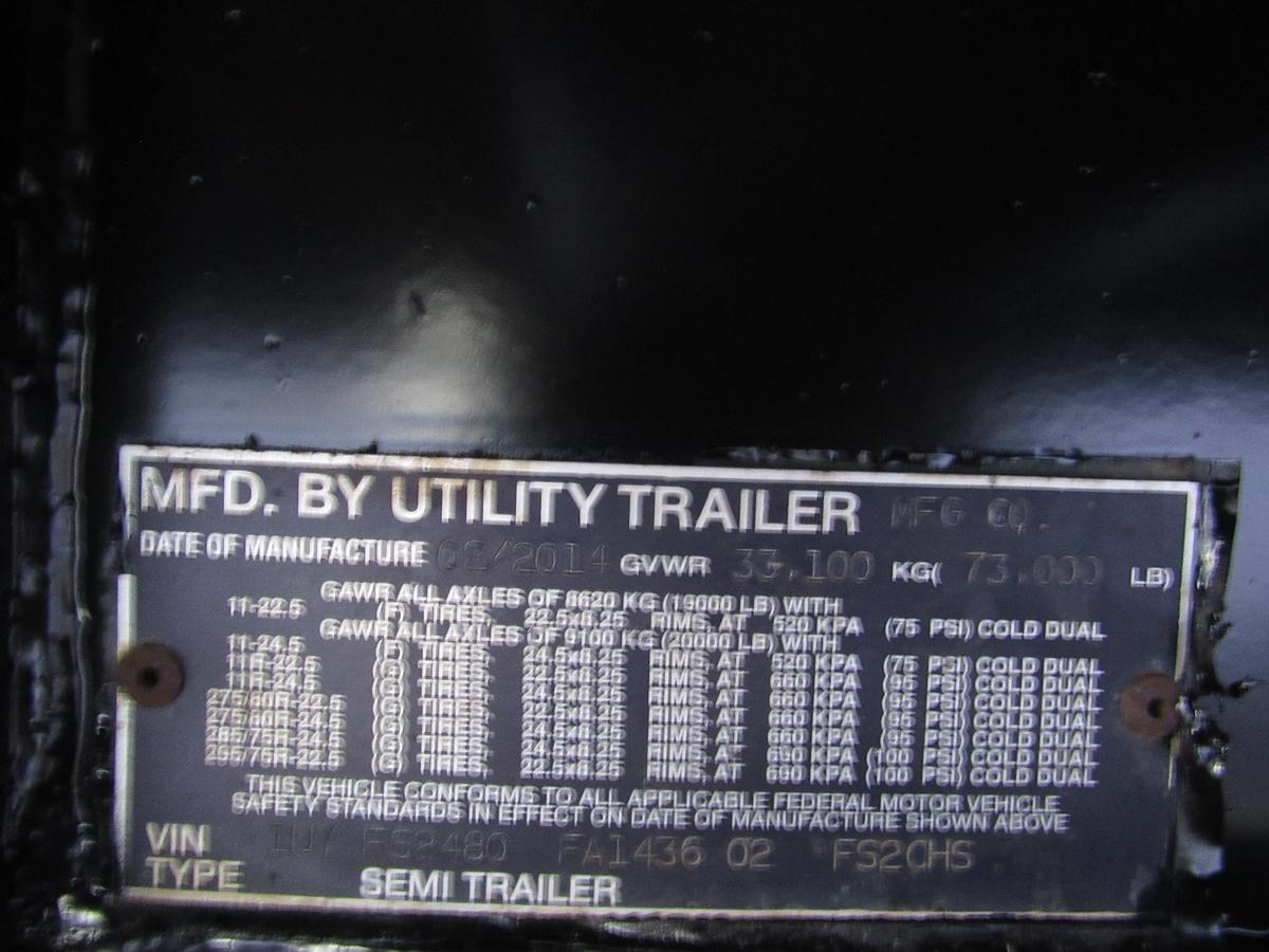 Used 2015 Utility 48' X 102 Princeton/Moffett Trailer