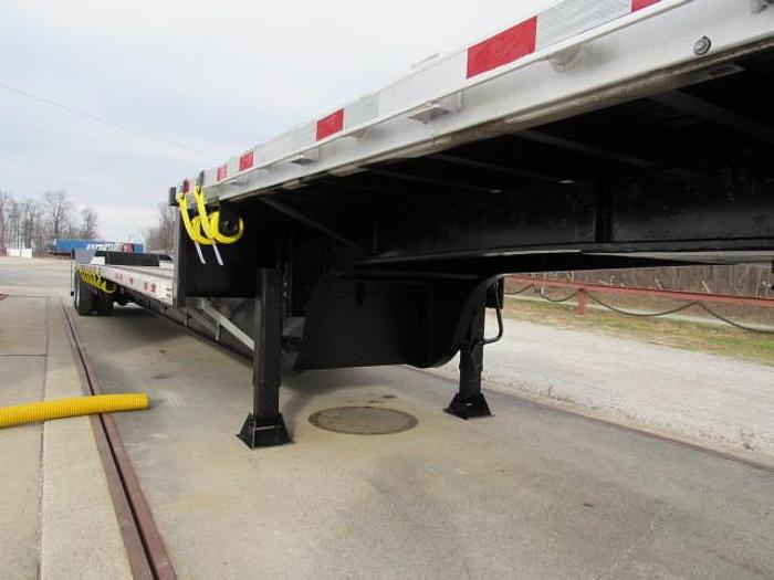 Used 2016 Utility 48' X 102" Alum/Steel Combo Step Deck Trailer Forklift Mount.