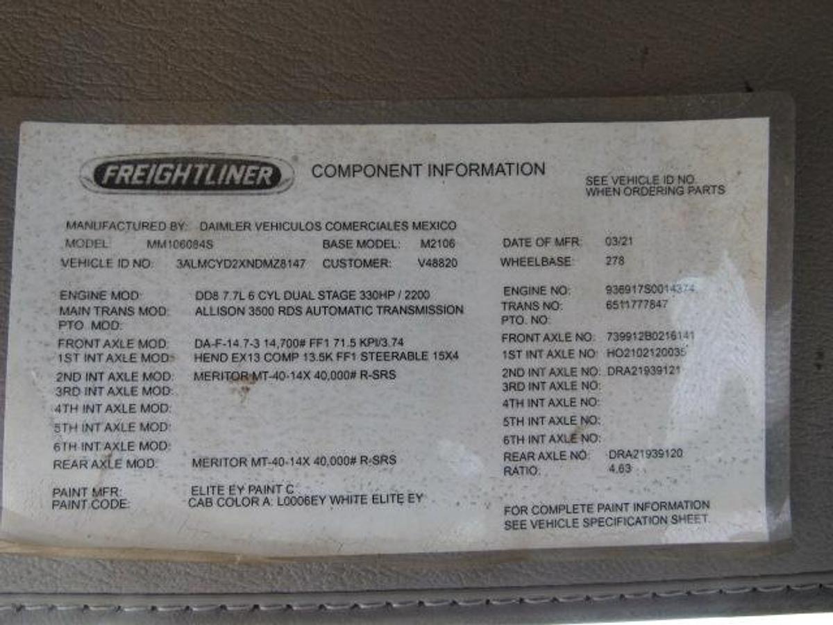 Used 2022 Freightliner M2 106