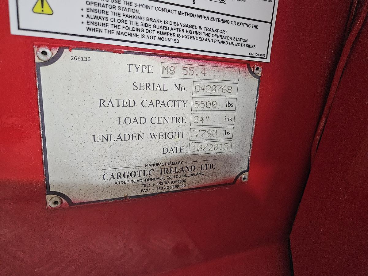 Used 2015 Moffett M8 55.4 4 Way