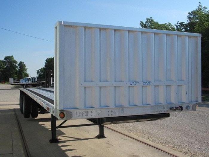 Used 2013 Utility 45' X 102 Aluminum/Steel Combo Flatbed Princeton/Moffett Trailer