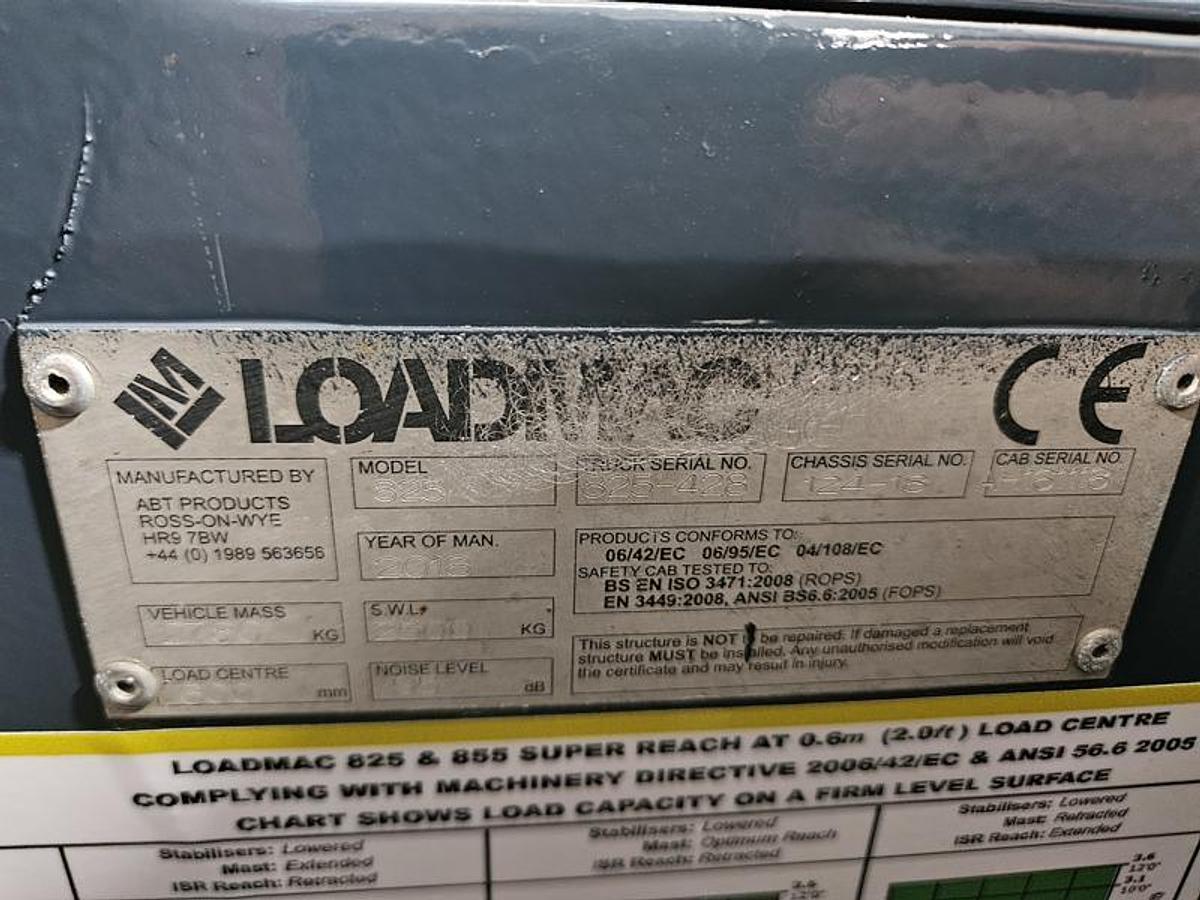 Used 2018 LOADMAC 825  2 Way Forklift w/Extended Reach