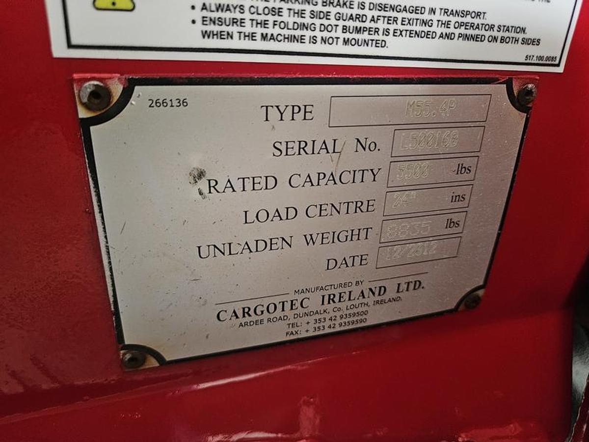 Used 2012 Moffett M55.4P 4 Way with Extended Reach