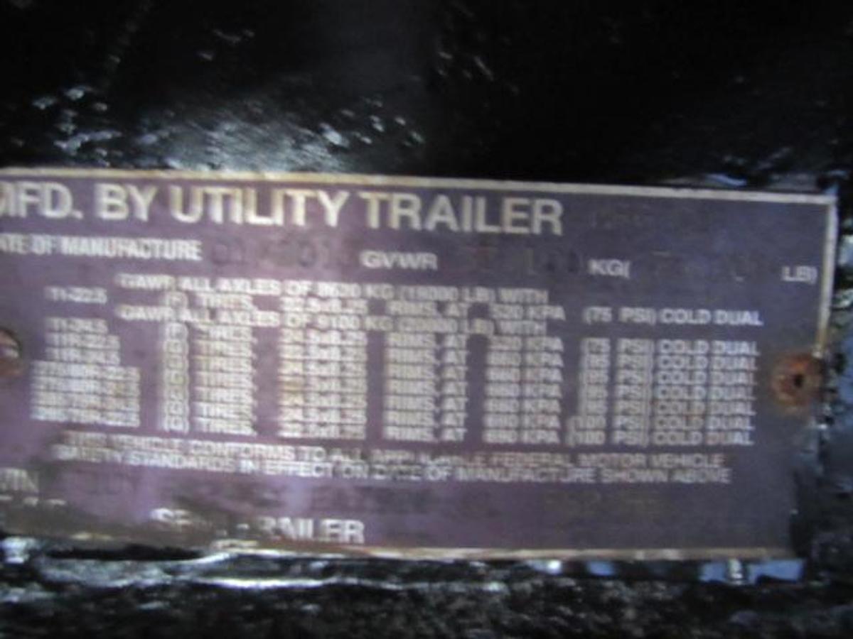 Used 2014 Utility 48' X 102 Princeton/Moffett Trailer