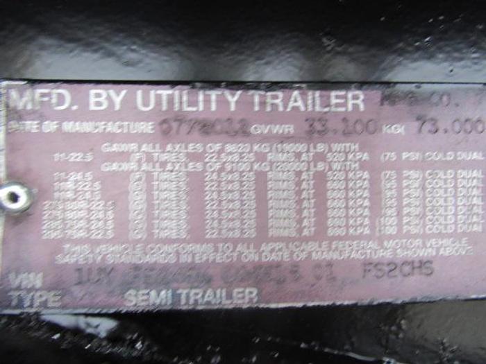 Used 2013 Utility 45' X 102 Princeton/Moffett Trailer