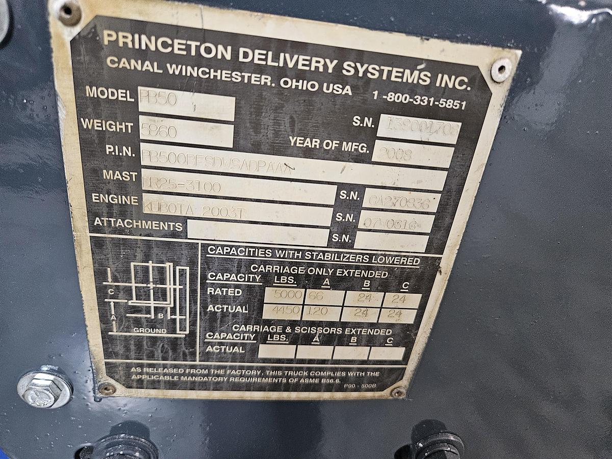 Used 2008 Princeton PB50