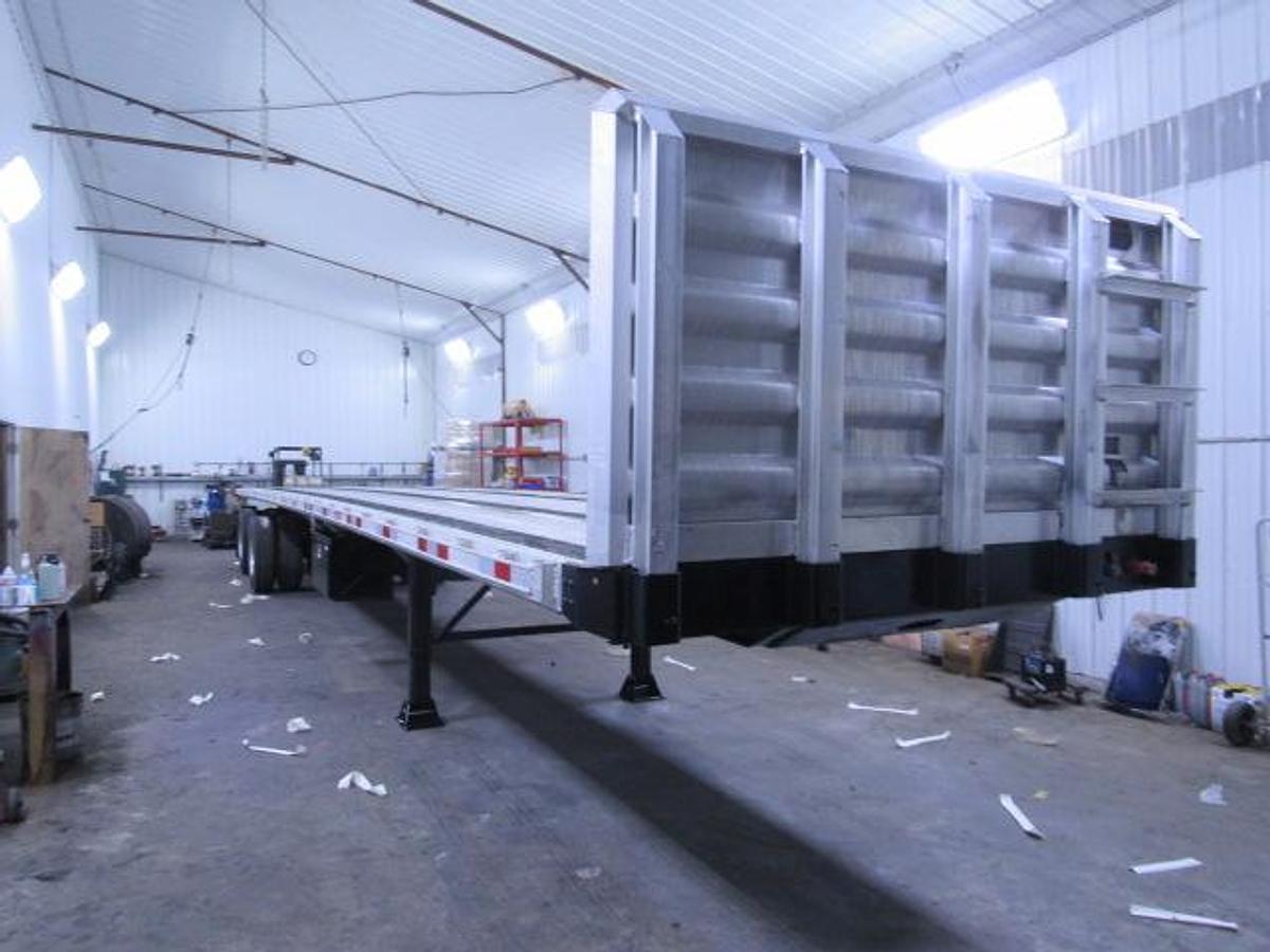 Used 2016 Great Dane Trailers 48' X 102 Aluminum Combo Flatbed Moffett Trailer