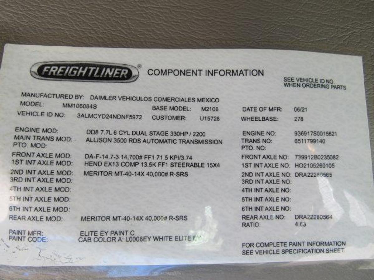 Used 2022 Freightliner M2 106