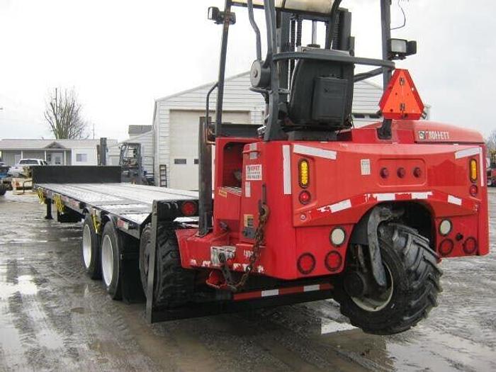 Used 2014 Transcraft 48' X 102" Alum/Steel Combo Step Deck Trailer Forklift Mount.
