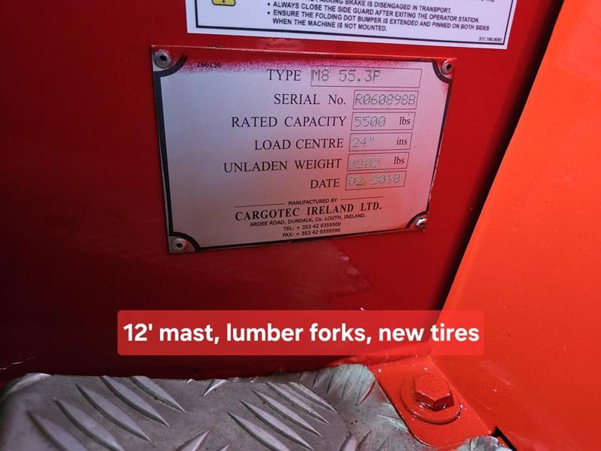 Used 2018 Moffett M8 55.3P