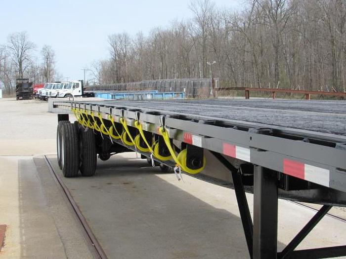 Used 2015 Great Dane Trailers 48' X 102" Flatbed Moffett Trailer