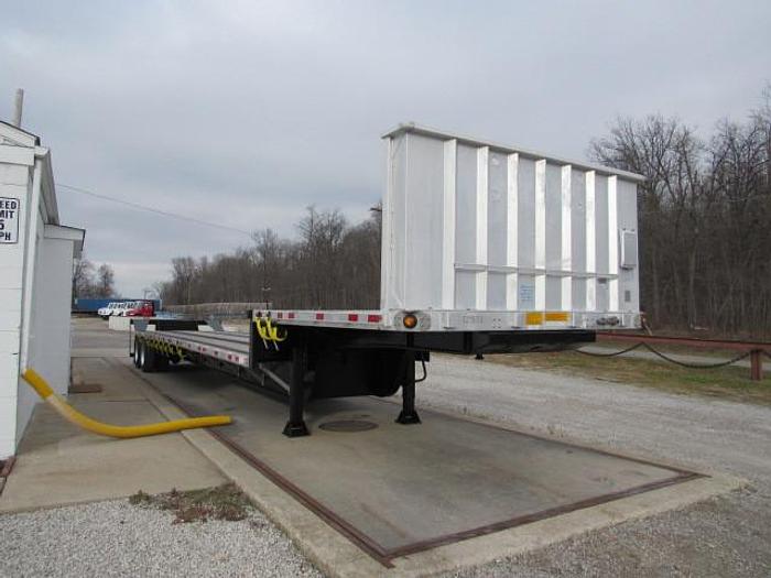 Used 2016 Utility 48' X 102" Alum/Steel Combo Step Deck Trailer Forklift Mount.