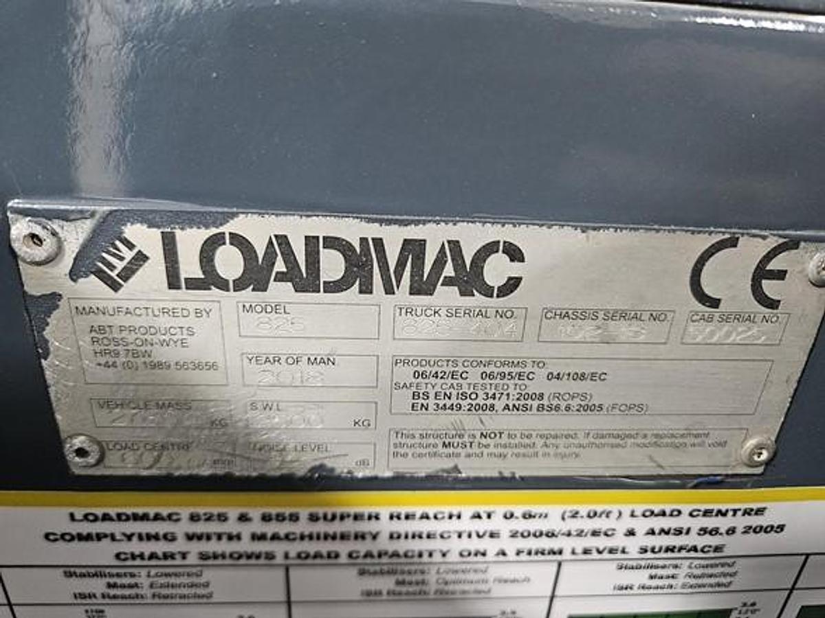 Used 2018 LOADMAC 825  2 Way Forklift w/Extended Reach